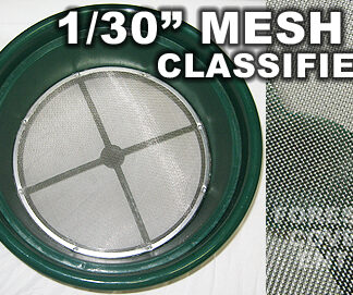 Green 30 Mesh Classifying Sieve