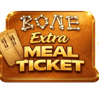<span style="font-size:18px; font-weight:700; letter-spacing:.4px;"> BONE Treasure Week </span><br> <span style="font-size:28px; font-weight:900; letter-spacing:.6px;"> 🍽️ <span style="color:#b87333;">Extra</span> Meal Ticket </span>