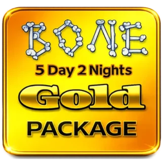 <span style="font-size:18px; font-weight:700; letter-spacing:.4px;"> BONE Treasure Week </span><br> <span style="font-size:28px; font-weight:900; letter-spacing:.6px;"> 🥇 5-Day <span style="color:#d4a017;">Gold</span> Package </span>